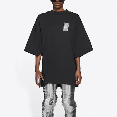 巴黎世家黑色漸層印花男女款圓領T恤 661715TKVE51070 Shop 巴黎世家黑色漸層印花男女款圓領T恤 661715TKVE51070