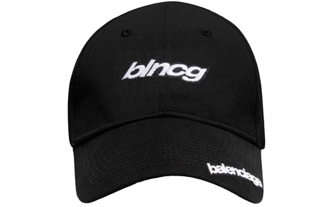 Lookbook Balenciaga Topi Unisex Hitam Putih Bordir Katun BLNCG. 640650410B21077