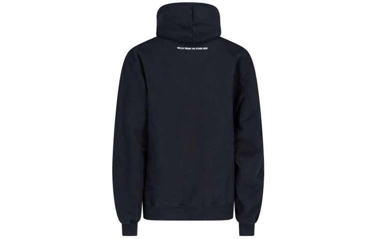 Balenciaga Black Winter Fleece Alien Logo Hoodie 641679TJV959113 圖 4