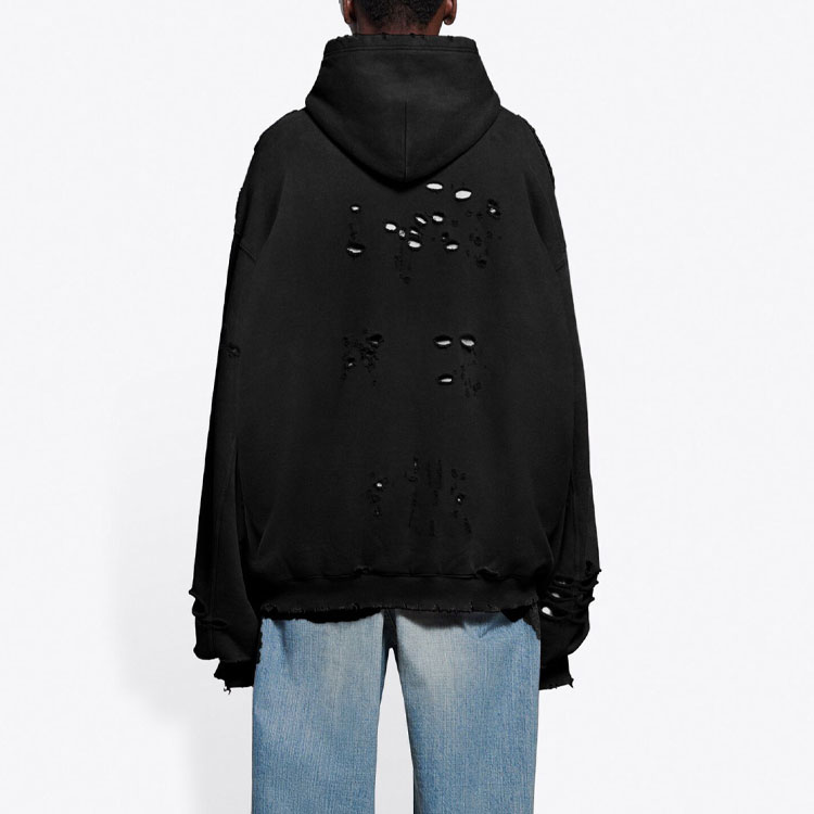 Balenciaga Black Zip-Up Alphabet Hoodie Sweatshirt. 659403TKVB61070 圖 6