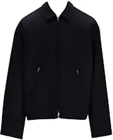 Balenciaga Black Zip-Up Collared Jacket Regular Fit 772777TPU141000 Balenciaga Black Zip-Up Collared Jacket Regular Fit 772777TPU141000