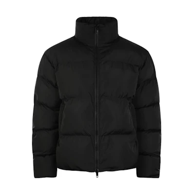 Balenciaga Black Zip-Up High Collar Cotton Jacket 770505TP0061000