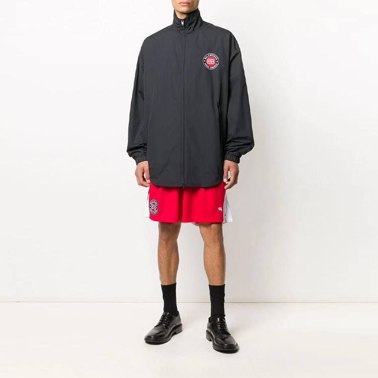 Balenciaga Black Zip-Up Jacket with Logo - Relaxed Fit 642245TGO114100 圖 5