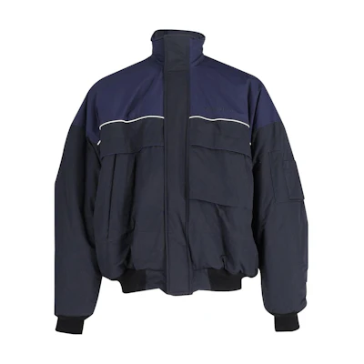 Balenciaga Black Zip-Up Long Sleeve Jacket Regular Fit 647640TJO141072