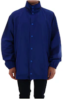 Balenciaga Blue Letter Print High-Neck Long-Sleeve Jacket 556238TYD364066 Balenciaga Blue Letter Print High-Neck Long-Sleeve Jacket 556238TYD364066