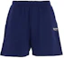 Buy Balenciaga Blue Logo Print Elastic Waist Shorts 641608TIV531195