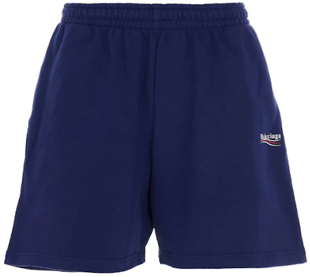 Balenciaga Blue Logo Print Elastic Waist Shorts 641608TIV531195 Order Balenciaga Blue Logo Print Elastic Waist Shorts 641608TIV531195