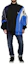 Lookbook Balenciaga Blue Long-Sleeve Patchwork High-Neck Jacket 658951TYB181000