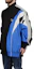 Purchase Balenciaga Blue Long-Sleeve Patchwork High-Neck Jacket 658951TYB181000