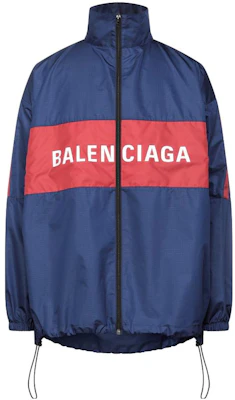 Balenciaga 藍紅字母印花拉鏈外套 561466TYD338065 Buy Balenciaga 藍紅字母印花拉鏈外套 561466TYD338065