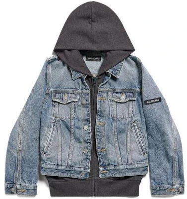 Balenciaga 藍色單排扣純色西裝外套 783674THW254245 Buy Balenciaga 藍色單排扣純色西裝外套 783674THW254245