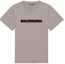 Buy Balenciaga Blurry Logo Tee 'Steel Grey/Black'