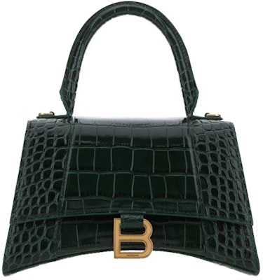 Balenciaga Bottle S Hourglass Top Handle Bag Green Buy Balenciaga Bottle S Hourglass Top Handle Bag Green