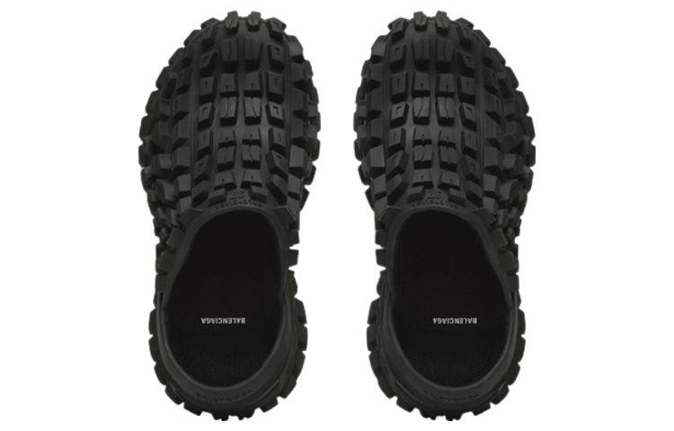 Lookbook Balenciaga Bouncer Clog 'Hitam' Sepatu Sandal 735252W3CV21000