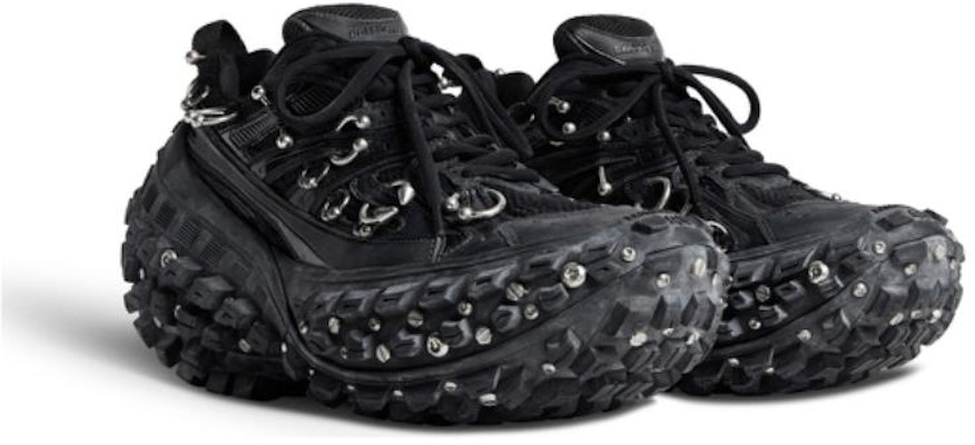 Balenciaga巴黎世家 Defender 圓頭繫帶 低筒 老爹鞋 男款 黑色 Shop Balenciaga巴黎世家 Defender 圓頭繫帶 低筒 老爹鞋 男款 黑色