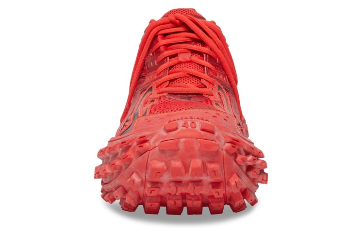 Details for 발렌시아가 바운서 스니커즈 '레드 워시드' (Balenciaga bouncer sneakers 'Red Washed') 685613-W2RAA-6010