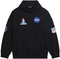 Balenciaga Boxy Hoodie 'Black/White' Balenciaga Boxy Hoodie 'Black/White'