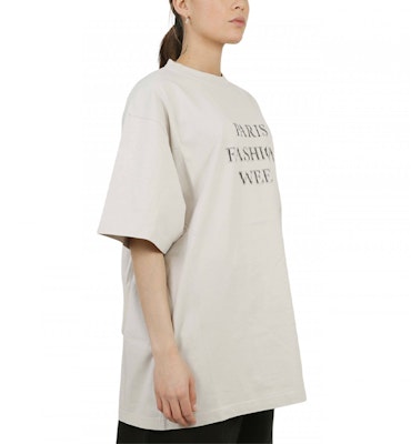 Balenciaga Boxy T-Shirt 'Cement Grey/Black' Purchase Balenciaga Boxy T-Shirt 'Cement Grey/Black'