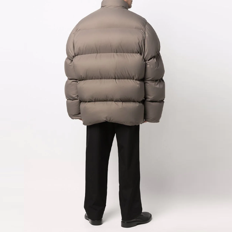 Balenciaga Brown Winter Down Jacket with Logo Embroidery and Zip Collar. 681440TJO032122 圖 4