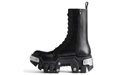 Balenciaga Bulldozer Lace-up Boot 'Black'