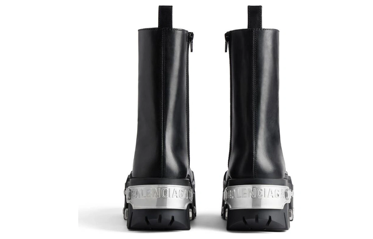 Balenciaga Bulldozer Lace-up Boot 'Black'