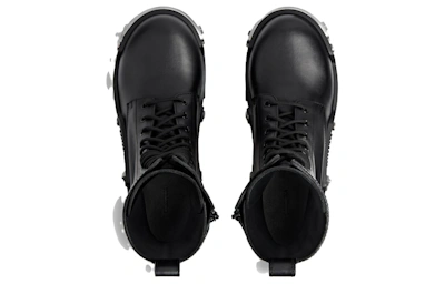 Balenciaga Bulldozer Lace-up Boot 'Black'
