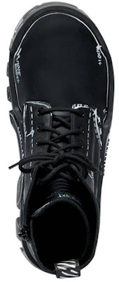 Balenciaga Bulldozer Lace Up Boots 'Black Outline Calfskin' 672502WBEF21090 Shop Balenciaga Bulldozer Lace Up Boots 'Black Outline Calfskin' 672502WBEF21090