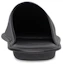 Details for Pantuflas de Cuero de Ternera Balenciaga 'Negro' 736288WB7211090