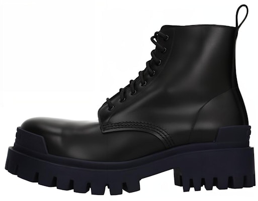 Balenciaga Calfskin Martin Boots Blue/Black 589338WA9671040 Buy Balenciaga Calfskin Martin Boots Blue/Black 589338WA9671040