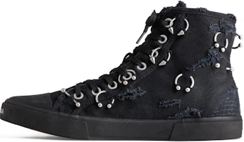 Balenciaga Canvas High-Top Sneakers 'Black' 688756W3RCQ1000 Balenciaga Canvas High-Top Sneakers 'Black' 688756W3RCQ1000