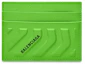 Buy Balenciaga Tempat Kartu Cerah Hijau/Hitam (4 Slot Kartu 1 Ruang Uang)