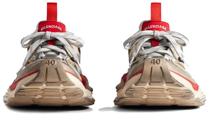 Balenciaga Cargo Sneaker 'Worn-Out - Beige Red' 785754-W2MV12-160 Shop Balenciaga Cargo Sneaker 'Worn-Out - Beige Red' 785754-W2MV12-160