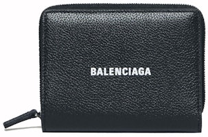 Balenciaga Cash Bi-Fold Compact Wallet Black/White Balenciaga Cash Bi-Fold Compact Wallet Black/White