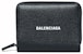 Balenciaga Cash Bi-Fold Compact Wallet Black/White