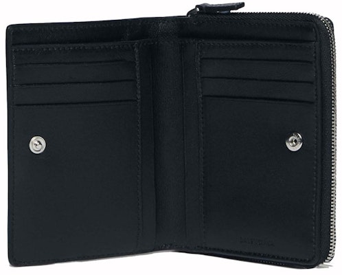 Balenciaga Cash Bi-Fold Compact Wallet Black/White Order Balenciaga Cash Bi-Fold Compact Wallet Black/White
