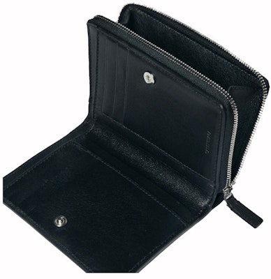 Balenciaga Cash Bi-Fold Compact Wallet Black/White Lookbook Balenciaga Cash Bi-Fold Compact Wallet Black/White