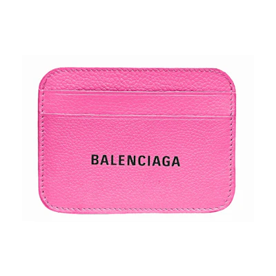 Balenciaga Cash Card Holder Fuchsia/Black