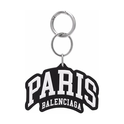 Balenciaga Cash Logo Keychain Unisex Black. 6893291JHUY1090