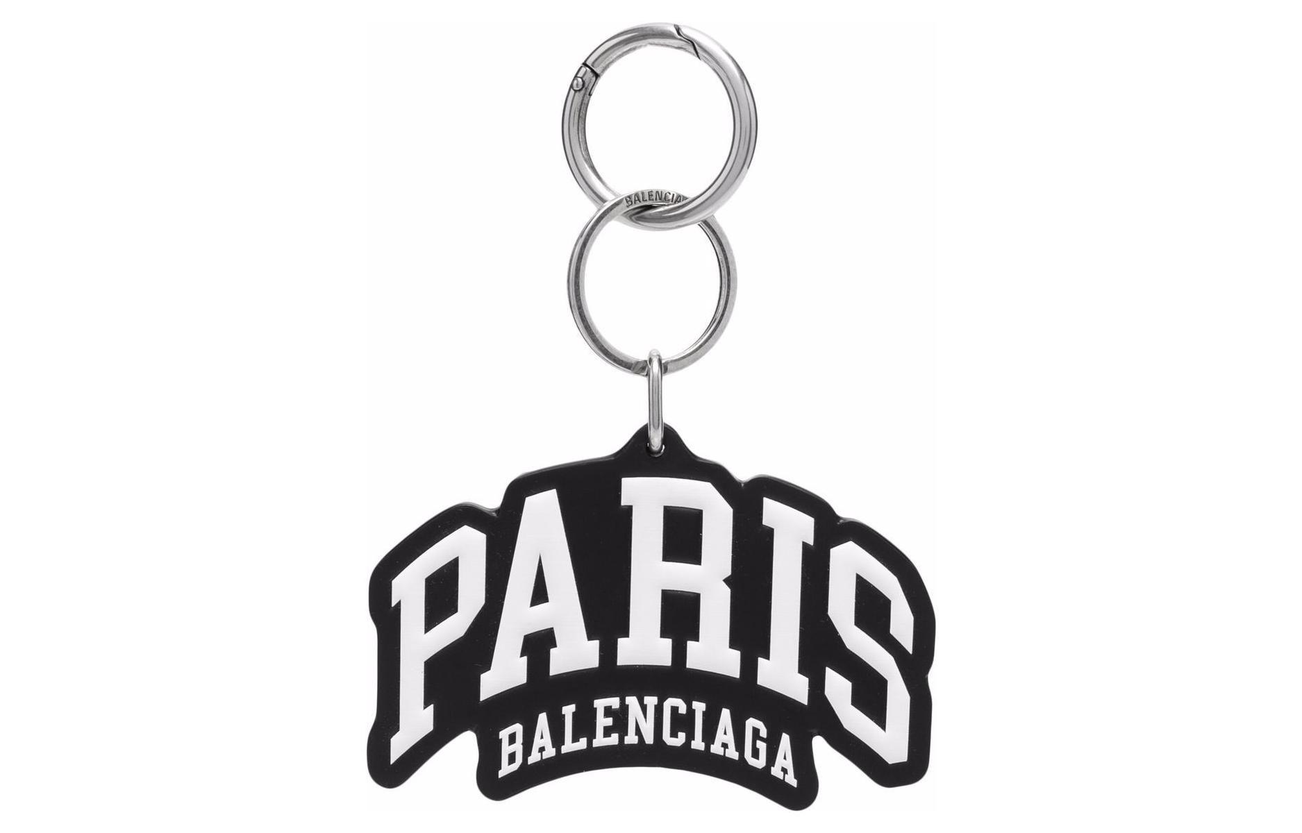 Balenciaga Cash Logo Keychain Unisex Black. 6893291JHUY1090 圖 2