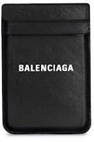 Balenciaga Cash Magnet (2 Card Slots) Phone Card Holder Black/White Balenciaga Cash Magnet (2 Card Slots) Phone Card Holder Black/White