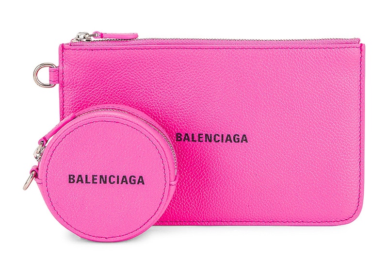 Balenciaga Cash Multipocket Strap Bag Neon Pink/Black 圖 2