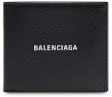 Balenciaga Cash Square (8 Card Slot 2 Bill Compartments) Folded Wallet Black/White Balenciaga Cash Square (8 Card Slot 2 Bill Compartments) Folded Wallet Black/White