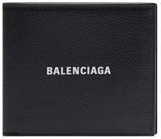 Balenciaga Cash Square Folded Coin Wallet Black/White Balenciaga Cash Square Folded Coin Wallet Black/White