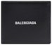 Buy Balenciaga Cash Square Folded Coin Wallet Black/White