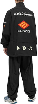 Balenciaga Jaket Longgar Hitam dengan Cetak Logo Huruf Kasual. 663153TIM391000 Purchase Balenciaga Jaket Longgar Hitam dengan Cetak Logo Huruf Kasual. 663153TIM391000