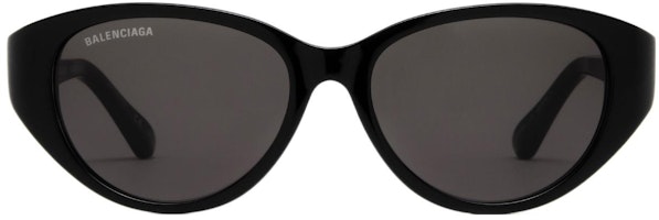 Balenciaga Cat-Eye Oval Sunglasses Black Unisex Fashion BB0209SA001 Balenciaga Cat-Eye Oval Sunglasses Black Unisex Fashion BB0209SA001