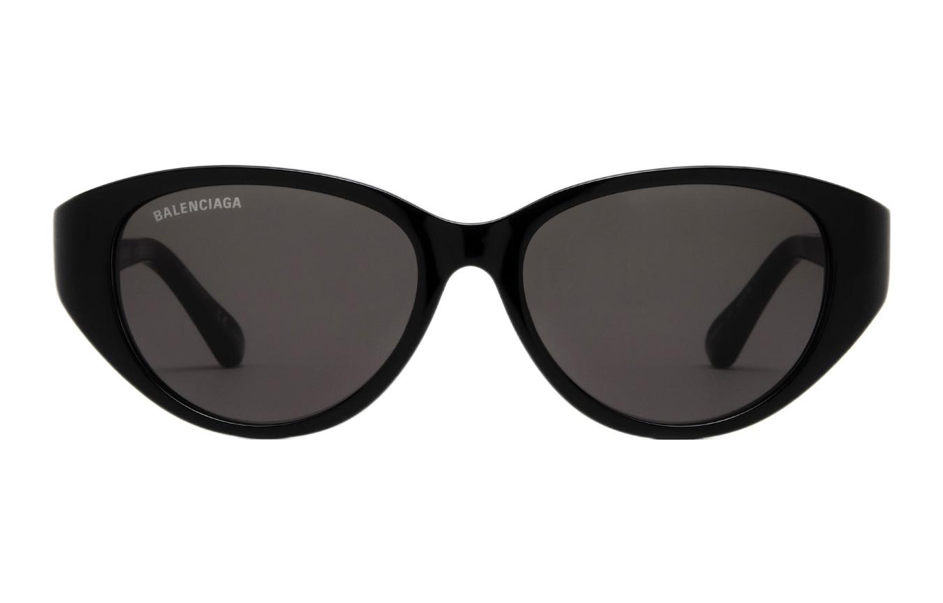 Order 발렌시아가 캣아이 오벌 선글라스 블랙 유니섹스 패션 선글라스 BB0209SA001