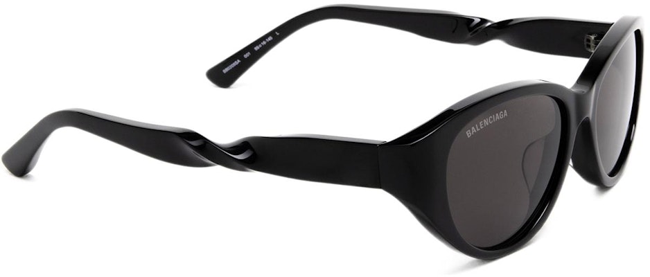 발렌시아가 캣아이 오벌 선글라스 블랙 유니섹스 패션 선글라스 BB0209SA001 Lookbook 발렌시아가 캣아이 오벌 선글라스 블랙 유니섹스 패션 선글라스 BB0209SA001