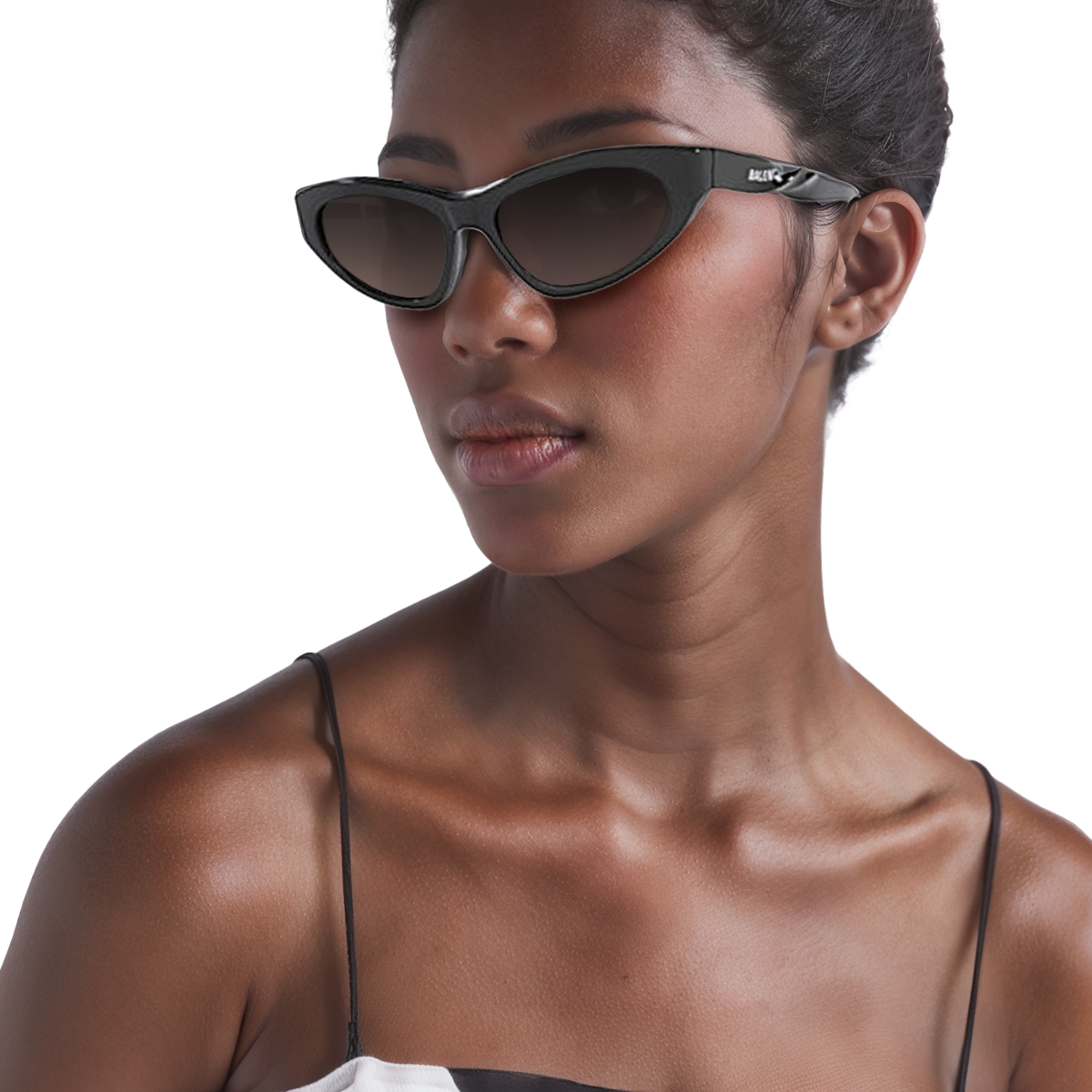 Details for 巴黎世家猫眼太阳镜 男女通用 时尚镜框 支持配镜。 BB0207S001