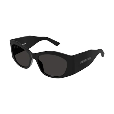 Balenciaga Cat Eye Sunglasses Black/Grey (BB0329S-001)